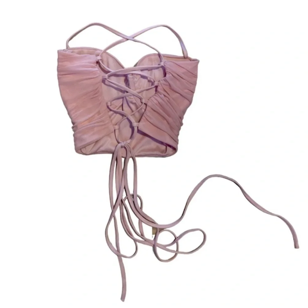 Windsor Blush Ruched Top - Picture 2 of 3